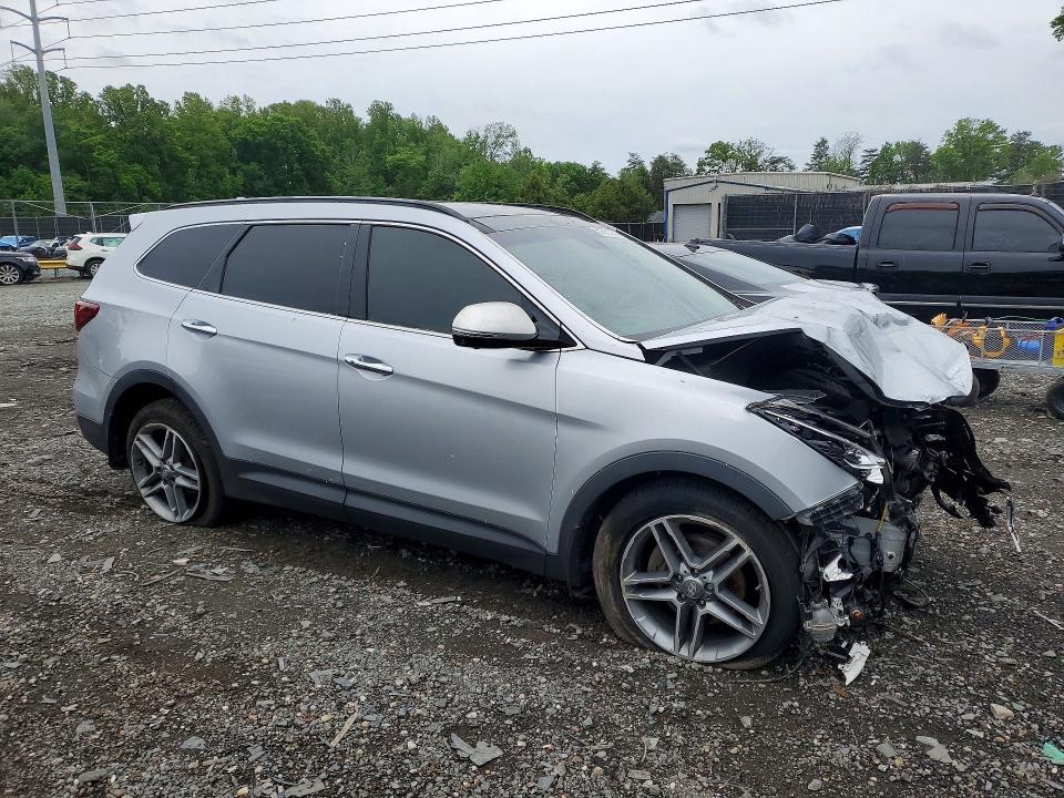 2017 Hyundai Santa fe VIN KM8SRDHF2HU202076 COPART salvage auction — FRONT END, Id - Salvage Certificate Of Title, sold $200 on 2026-07-28 (photo 4)