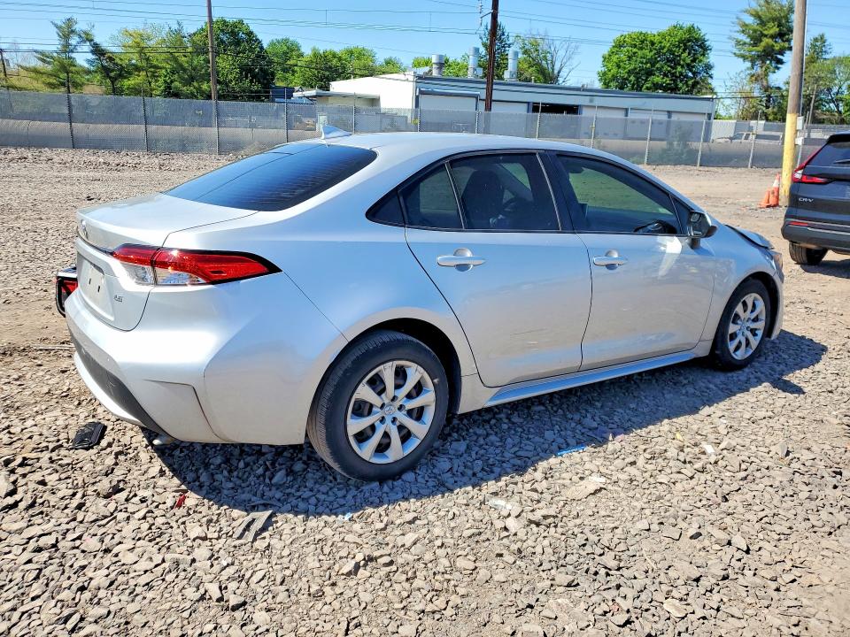 2021 Toyota Corolla VIN JTDEPMAE0MJ186772 COPART salvage auction — FRONT END, Salvage Title, sold $3,650 on 2026-07-20 (photo 3)