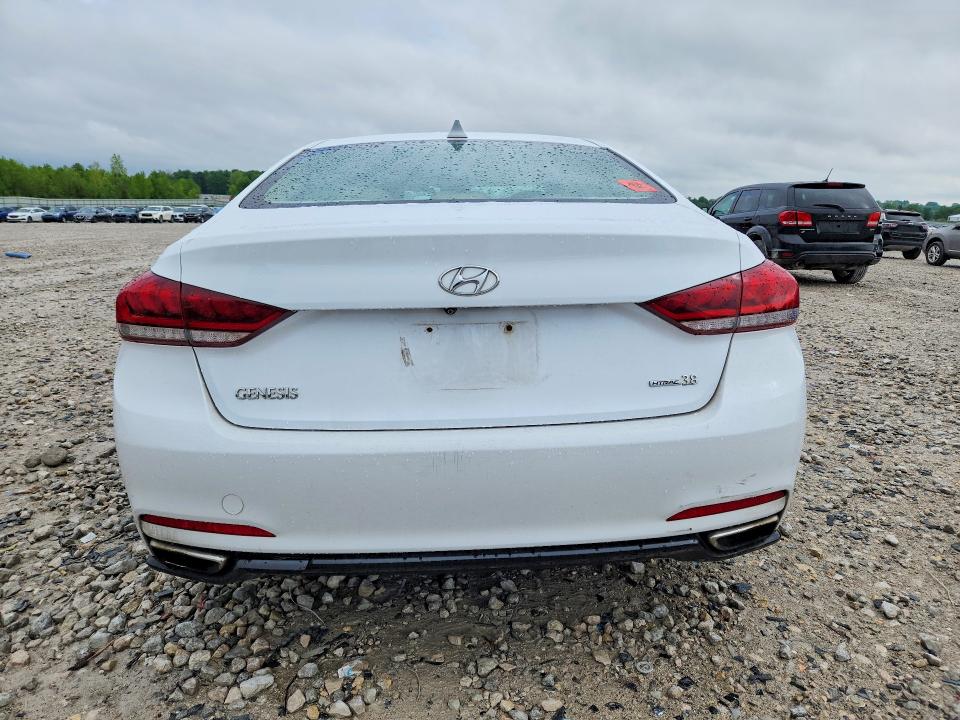 2016 Hyundai VIN KMHGN4JE2GU109317 COPART salvage auction — FRONT END, Mi - Certificate Of Title, sold $200 on 2026-07-23 (photo 6)