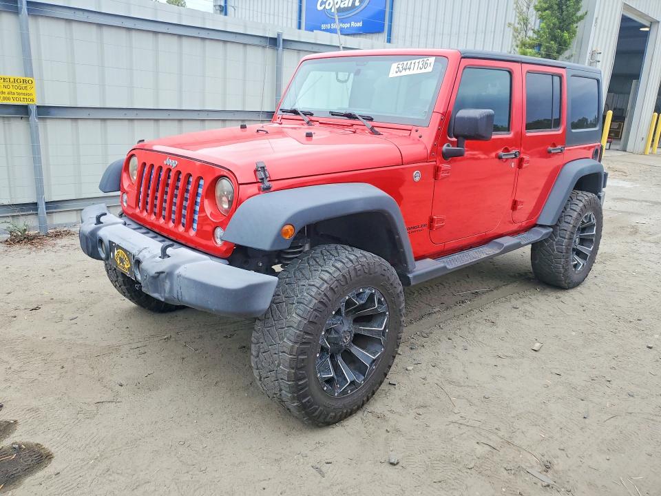 2016 Jeep Wrangler / VIN 1C4BJWDG5GL247474 COPART salvage auction — REAR END, Ga - Cert Of Title-Salvage, sold $4,950 on 2026-07-09 (photo 1)