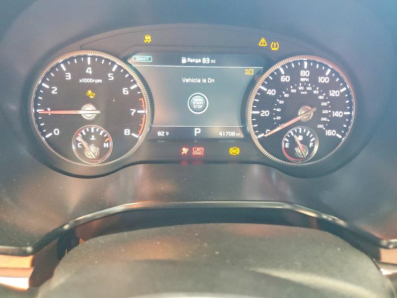 2022 Kia Telluride VIN 5XYP5DHC9NG315600 COPART salvage auction — FRONT END, Tx - Salvage Vehicle Title, sold $8,000 on 2026-07-17 (photo 9)