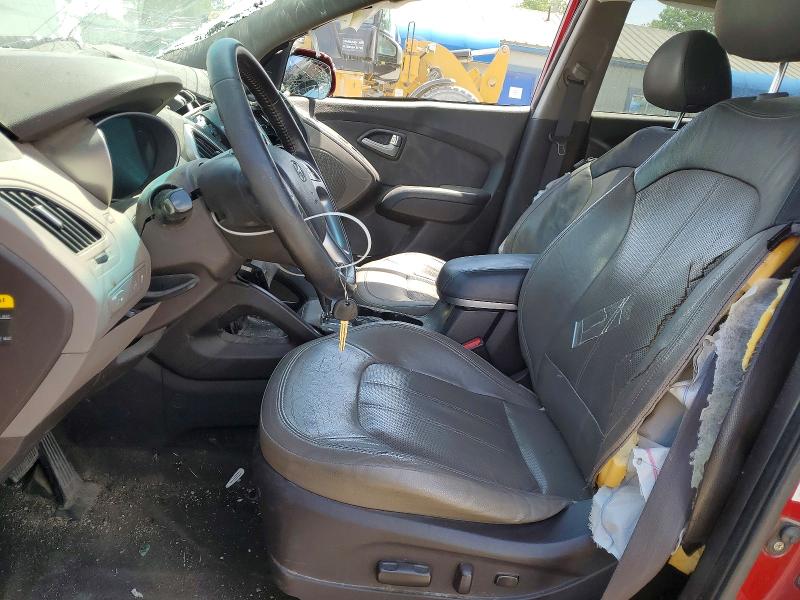 2010 Hyundai Tucson VIN KM8JU3AC2AU101064 COPART salvage auction — SIDE, KS - CERT OF TITLE-SALVAGE, sold $500 on 2026-07-22 (photo 7)