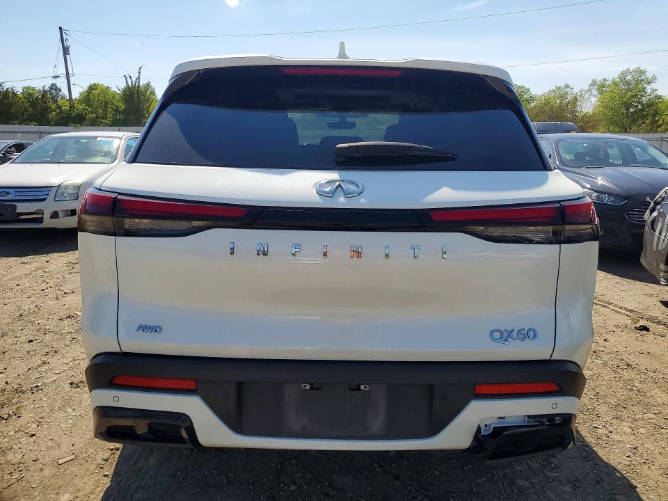 2024 Infiniti Qx60 VIN 5N1DL1FS7RC354130 COPART salvage auction — FRONT END, Nj - Cert Of Title-Salvage, sold $9,600 on 2026-07-15 (photo 6)