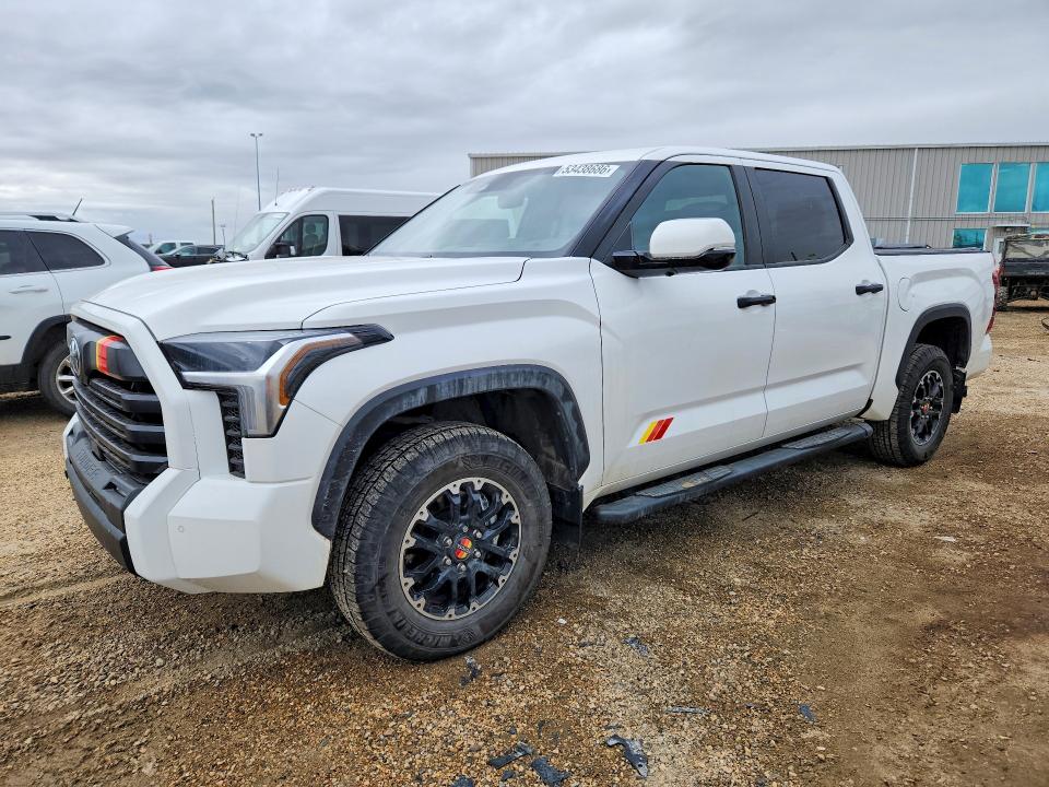 2025 Toyota Tundra VIN 5TFWA5DB7SX253553 COPART salvage auction — SIDE, AB - BOS - SALVAGE, sold $28,000 on 2026-07-02 (photo 1)