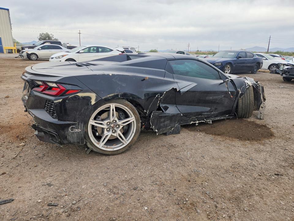2024 Chevrolet Corvette stingray VIN 1G1YC3D40R5126778 COPART salvage auction — ALL OVER, AZ - CERT OF TITLE - SALVAGE, sold $18,600 on 2026-07-31 (photo 3)
