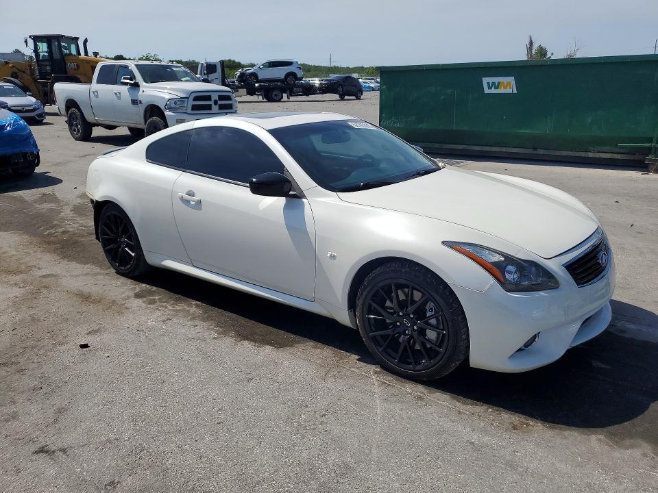 2015 Infiniti Q60 VIN JN1CV6EKXFM870189 COPART salvage auction — REAR END, Fl - Cert Of Title Slvg Rebuildable, sold $4,250 on 2026-07-09 (photo 4)