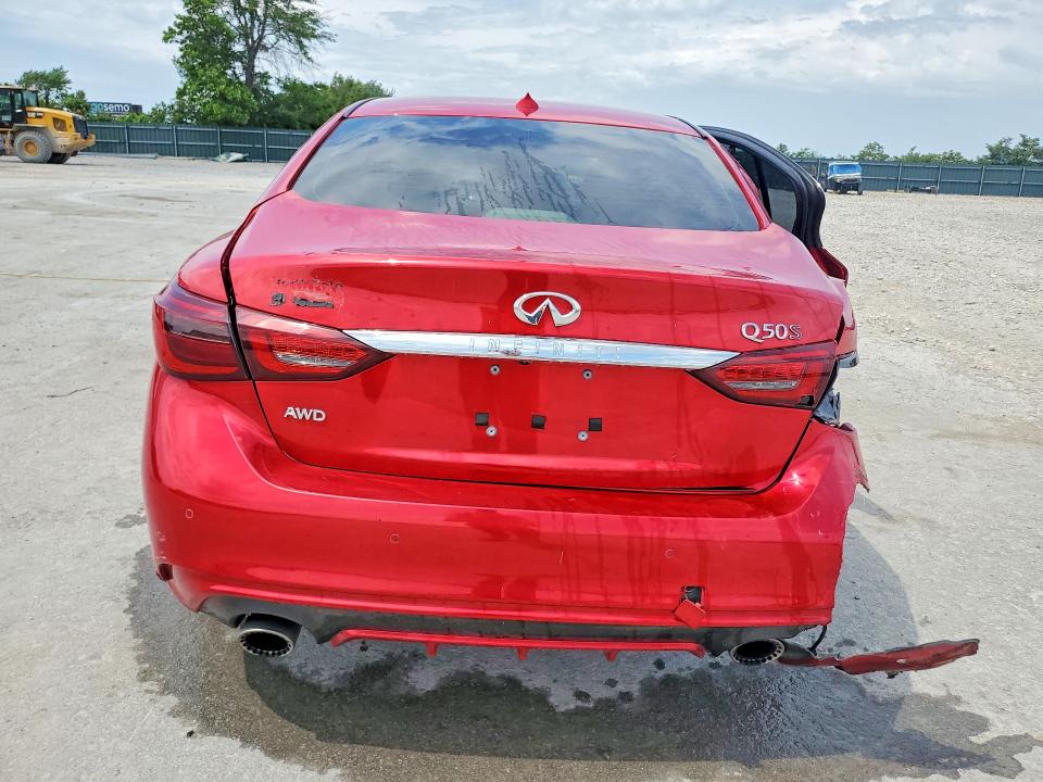 2019 Infiniti VIN JN1FV7AR4KM800767 COPART salvage auction — FRONT END, Mo - Salvage Certificate Of Title, sold $5,700 on 2026-07-06 (photo 6)