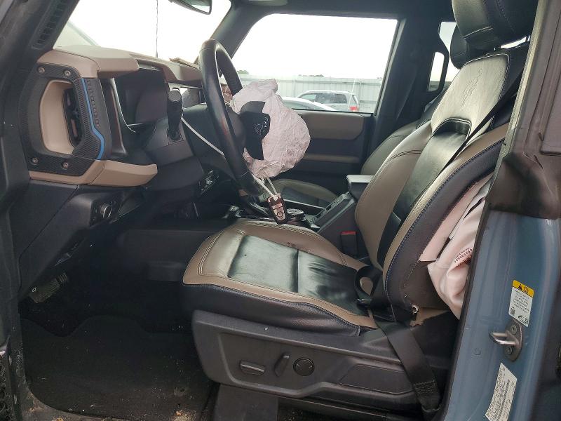 2022 Ford Bronco VIN 1FMEE5DP3NLA96008 COPART salvage auction — FRONT END, Va - Cert Of Title - Salvage, sold $17,600 on 2026-07-29 (photo 7)