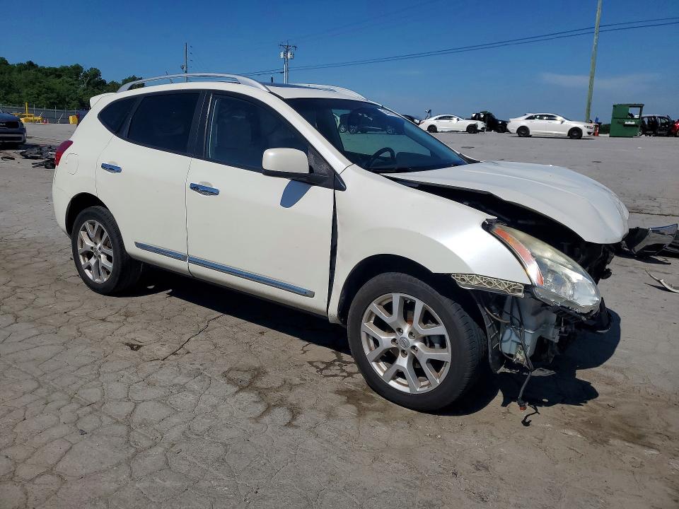 2011 Nissan Rogue VIN JN8AS5MT1BW189522 COPART salvage auction — FRONT END, Tn - Salvage Certificate, sold $500 on 2026-07-27 (photo 4)