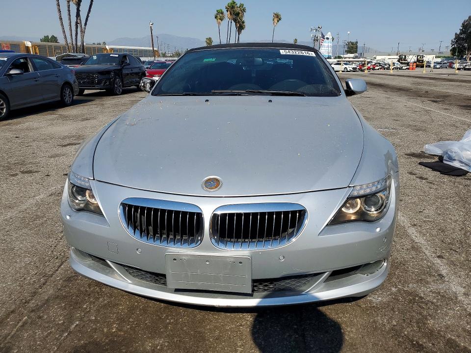 2008 BMW 6 series VIN WBAEB53548CX60072 COPART salvage auction — SIDE, Ca - Salvage Certificate, sold $2,100 on 2026-07-28 (photo 5)