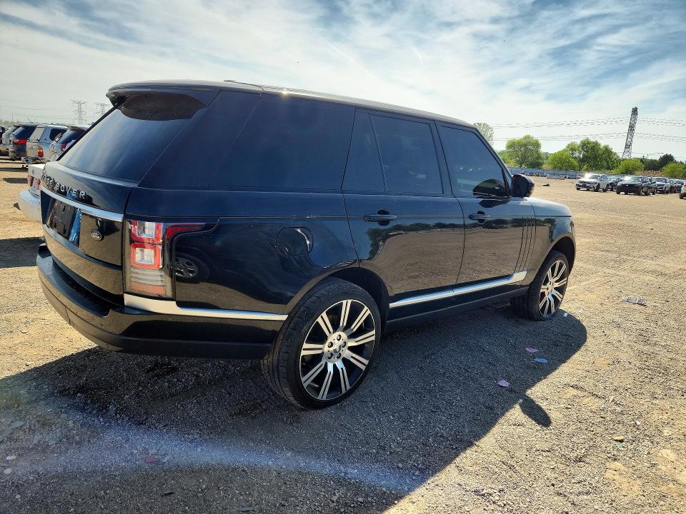 2014 Land rover RANGE ROVER VIN SALGS2VF8EA126487 COPART salvage auction — SIDE, Il - Salvage Certificate, sold $3,200 on 2026-07-14 (photo 3)