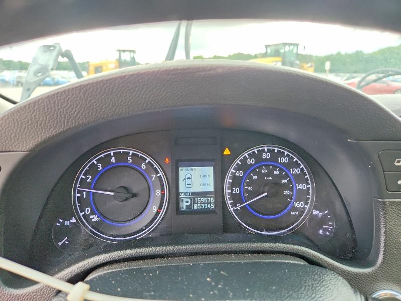2013 Infiniti G VIN JN1CV6EK1DM921527 COPART salvage auction — FRONT END, Tn - Salvage Certificate, sold $1,850 on 2026-07-14 (photo 9)
