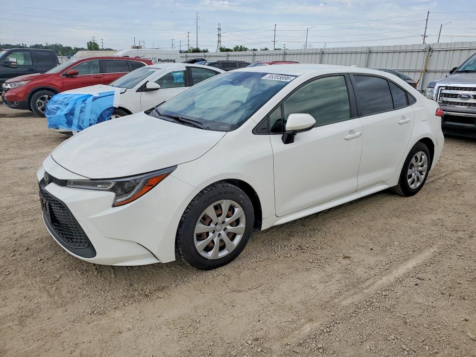 2020 Toyota VIN JTDEPRAE4LJ079185 COPART salvage auction — HAIL, Ia - Cert Of Title-Salvage Title, sold $80 on 2026-07-22 (photo 1)