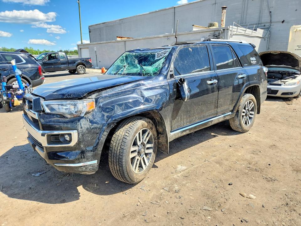 2021 Toyota 4runner VIN JTEKU5JR1M5864258 COPART salvage auction — ALL OVER, Va - Cert Of Title - Salvage, sold $10,000 on 2026-07-08 (photo 1)