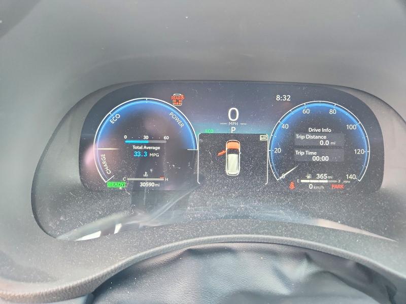 2023 Toyota Highlander VIN 5TDXBRCH9PS123950 COPART salvage auction — HAIL, Mo - Salvage Certificate Of Title, sold $24,200 on 2026-07-08 (photo 9)