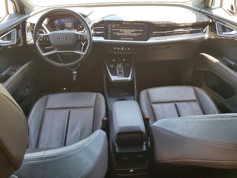 2023 Audi Q4 e-tron VIN WA132BFZ3PP076882 COPART salvage auction — FRONT END, Id - Salvage Certificate Of Title, sold $13,400 on 2026-08-11 (photo 8)