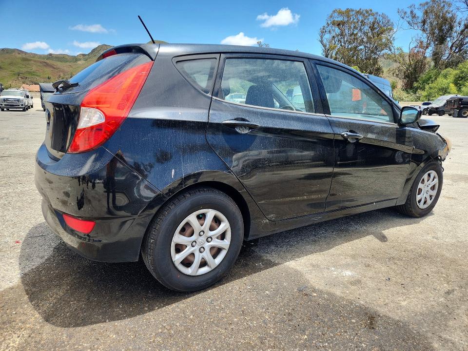 2012 Hyundai VIN KMHCT5AEXCU017540 COPART salvage auction — FRONT END, Salvage Title, sold $125 on 2026-07-21 (photo 3)