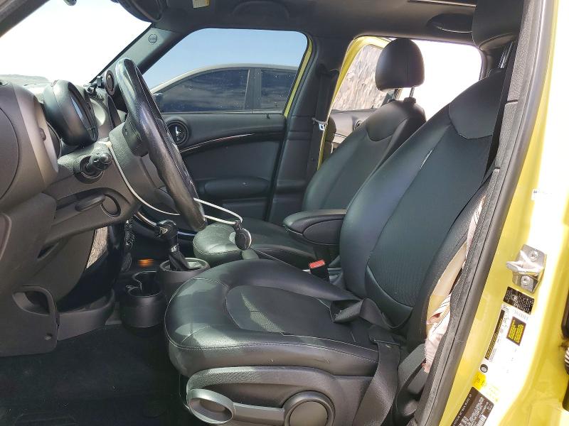 2012 Mini Cooper VIN WMWZB3C52CWM02921 COPART salvage auction — FRONT END, Nv - Salvage Title, sold $575 on 2026-08-05 (photo 7)
