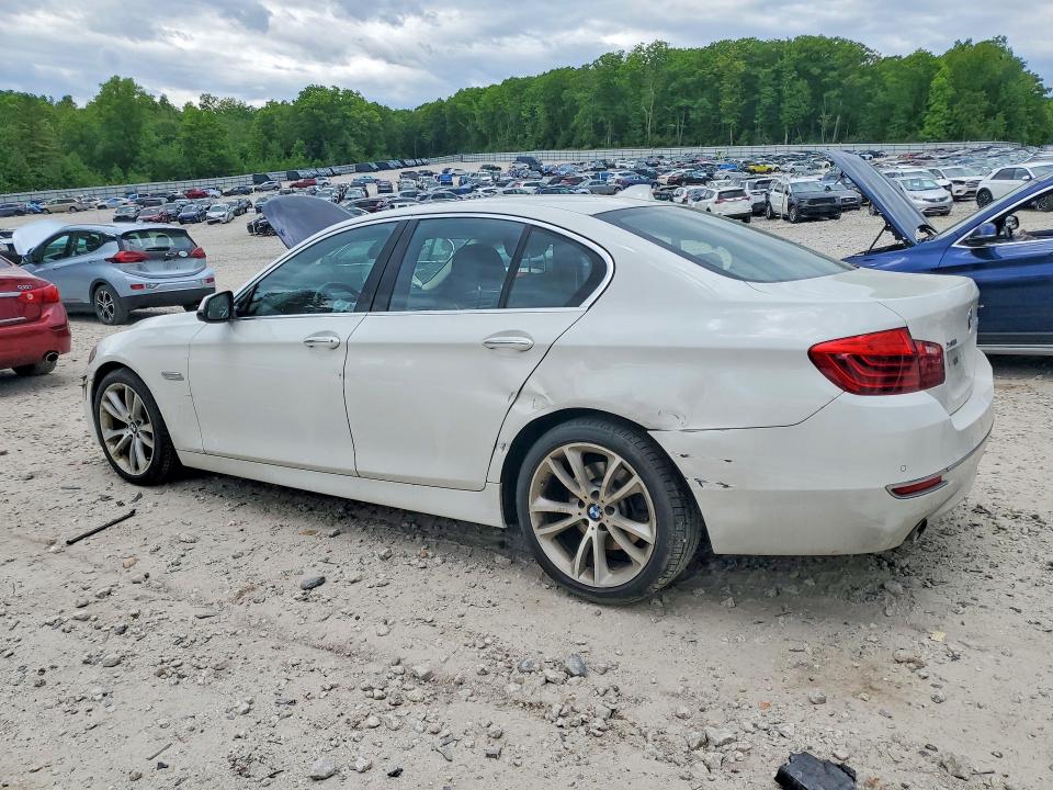2016 BMW 5er VIN WBA5B3C52GG254736 COPART salvage auction — FRONT END, Ny - Mv-907A Salvage Certificate, sold $1,450 on 2026-07-15 (photo 2)
