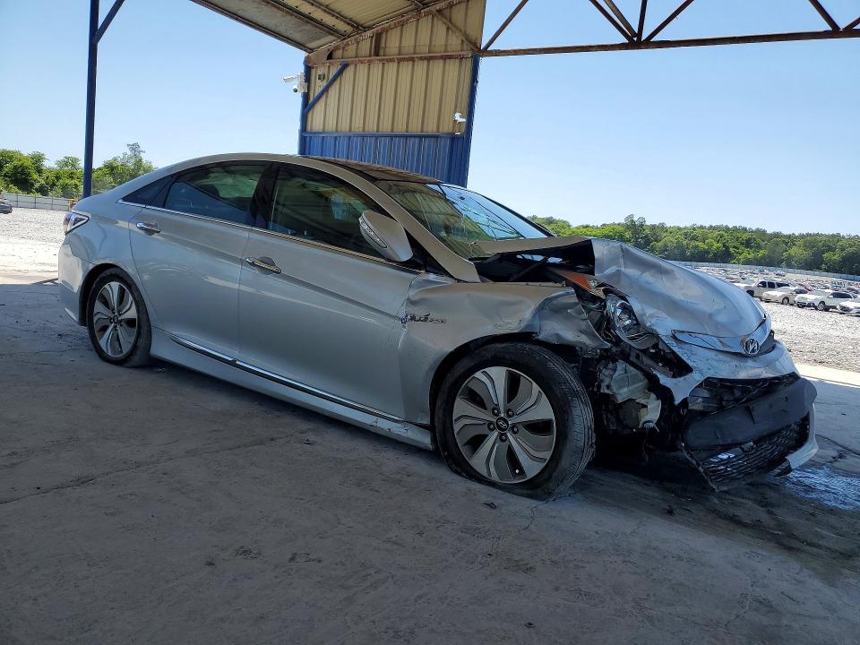 2014 Hyundai Sonata VIN KMHEC4A4XEA102537 COPART salvage auction — FRONT END, Ga - Cert Of Title-Salvage, sold $600 on 2026-07-09 (photo 4)