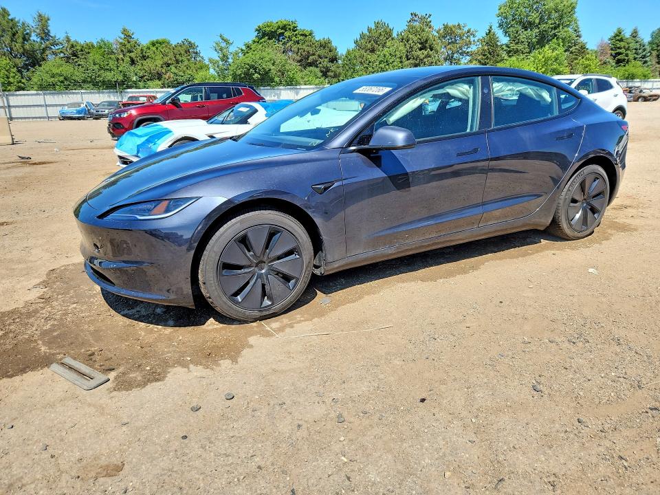 2024 Tesla Model 3 VIN 5YJ3E1EB9RF794722 COPART salvage auction — FRONT END, Il - Salvage Certificate, sold $6,700 on 2026-07-28 (photo 1)