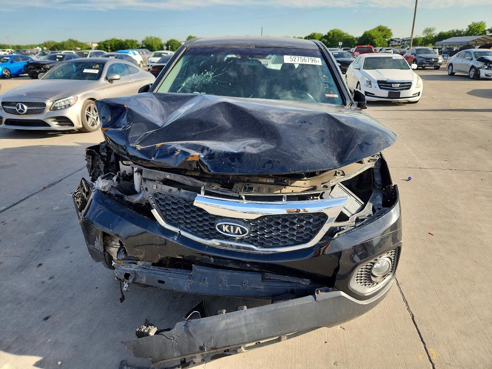 2013 Kia VIN 5XYKT4A13DG393619 COPART salvage auction — REAR END, Id - Salvage Certificate Of Title, sold $475 on 2026-07-16 (photo 5)