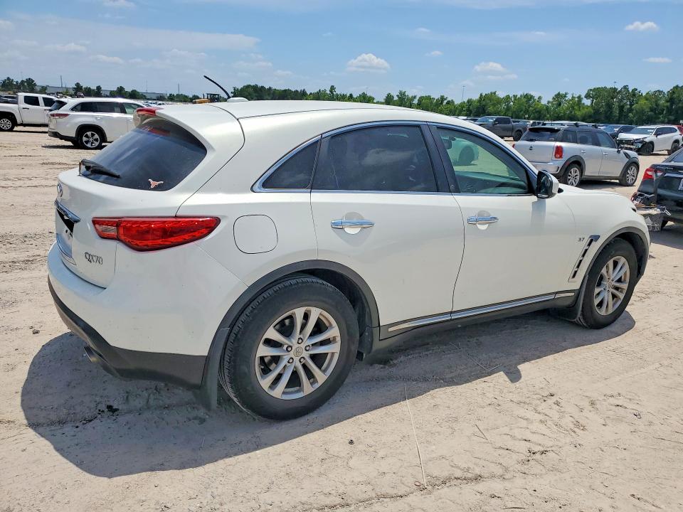 2014 Infiniti VIN JN8CS1MU8EM451417 COPART salvage auction — FRONT END, TX - SALVAGE VEHICLE TITLE, sold $4,350 on 2026-07-28 (photo 3)