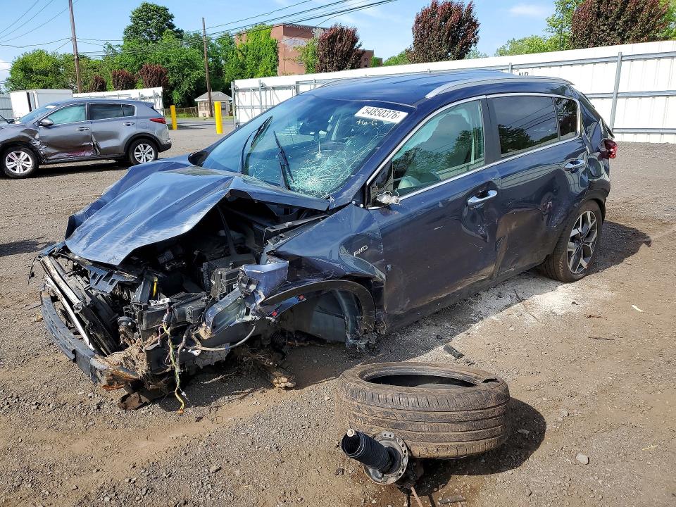 2021 Kia Sportage VIN KNDPNCAC5M7899381 COPART salvage auction — ALL OVER, CT - CERT OF TITLE-SALVAGE, sold $925 on 2026-07-10 (photo 1)