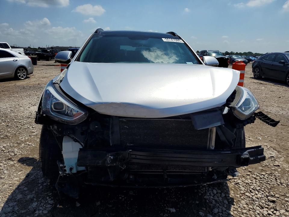 2015 Hyundai VIN KM8SRDHF3FU127000 COPART salvage auction — FRONT END, Tx - Salvage Vehicle Title, sold $2,400 on 2026-07-06 (photo 5)