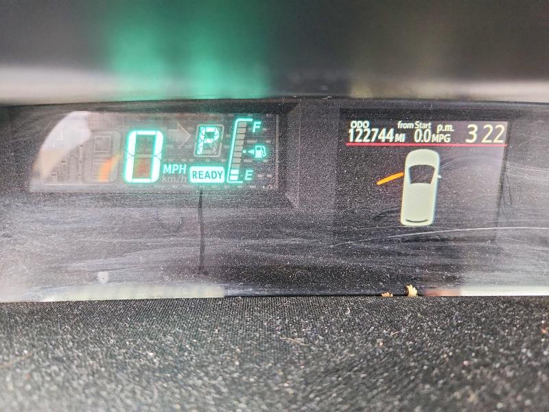 2013 Toyota Prius VIN JTDKDTB34D1537055 COPART salvage auction — FRONT END, CA - SALVAGE CERTIFICATE, sold $1,750 on 2026-07-24 (photo 9)