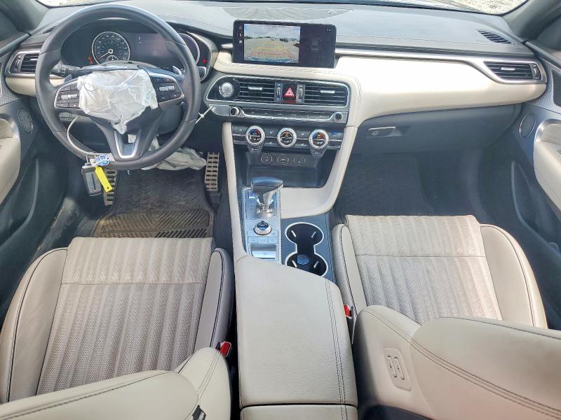 2023 Genesis G70 VIN KMTG34TA4PU133947 COPART salvage auction — FRONT END, Ar - Cert Of Title-Salvage, sold $60 on 2026-07-13 (photo 8)