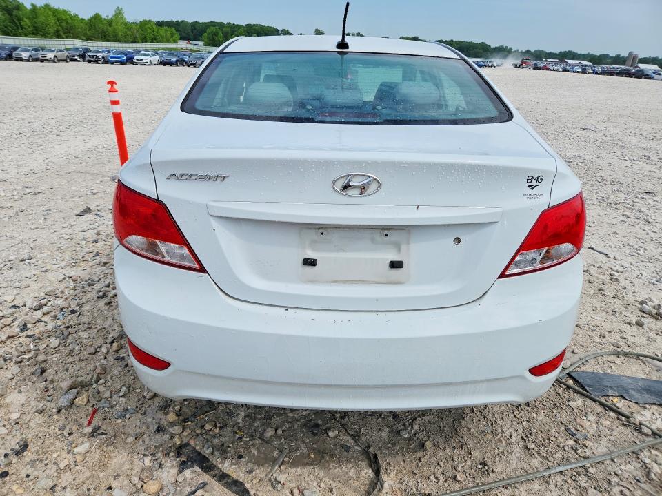 2017 Hyundai Accent VIN KMHCT4AE9HU375956 COPART salvage auction — FRONT END, MI - CERTIFICATE OF TITLE, sold $500 on 2026-07-02 (photo 6)