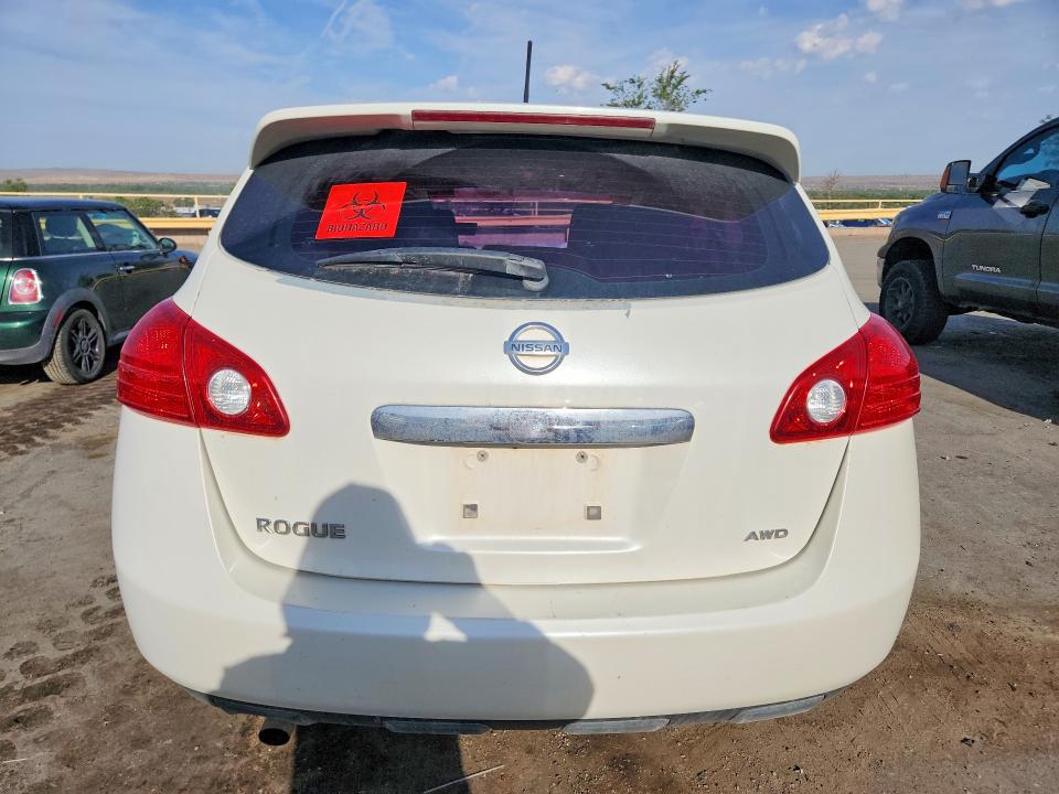 2013 Nissan Rogue sport VIN JN8AS5MV9DW638353 COPART salvage auction — FRONT END, Nm - Cert Of Title-Salvage, sold $175 on 2026-07-06 (photo 6)