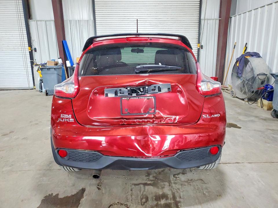 2015 Nissan Juke VIN JN8AF5MV7FT556856 COPART salvage auction — REAR END, Tx - Salvage Vehicle Title, sold $1,650 on 2026-07-08 (photo 6)