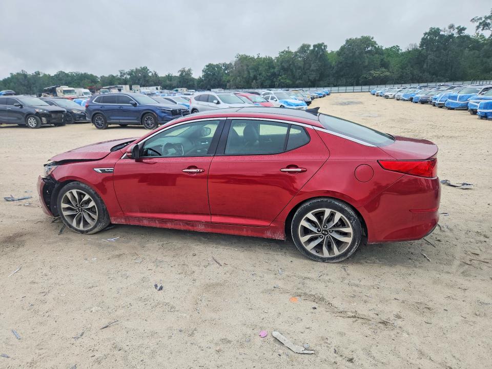 2014 Kia VIN 5XXGR4A63EG268402 COPART salvage auction — FRONT END, Fl - Cert Of Title Slvg Rebuildable, sold $1,250 on 2026-07-07 (photo 2)