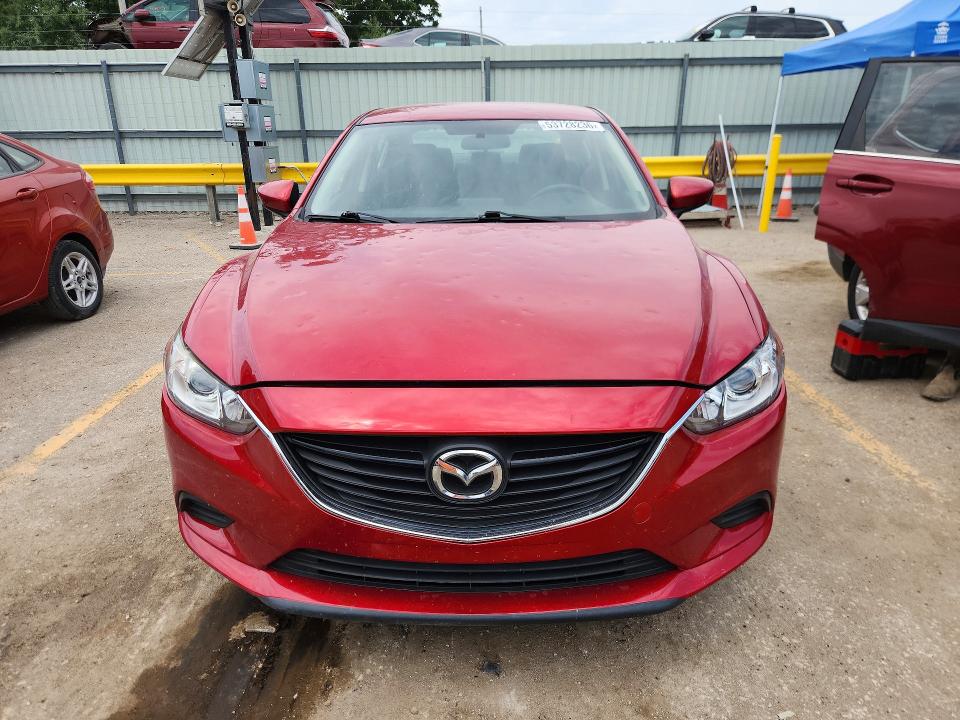 2016 Mazda 6 VIN JM1GJ1U52G1407376 COPART salvage auction — HAIL, Ks - Cert Of Title-Salvage, sold $1,950 on 2026-07-08 (photo 5)