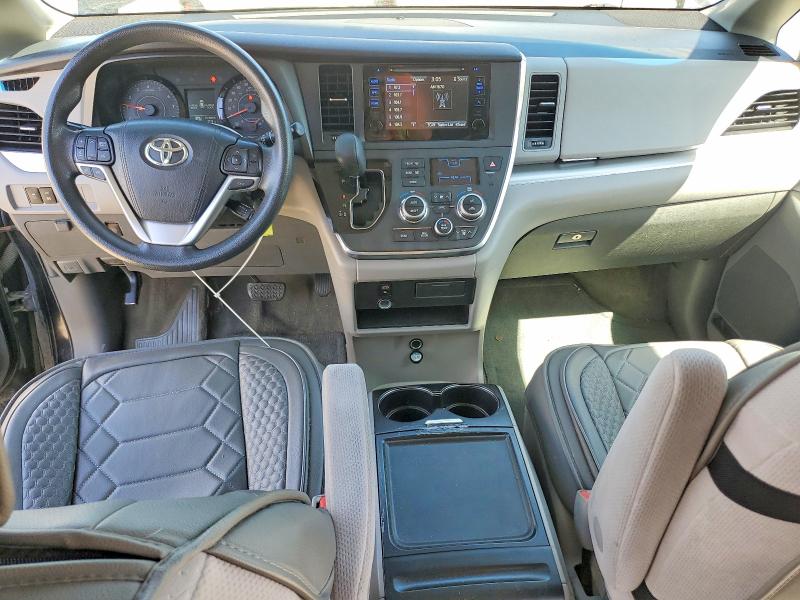 2017 Toyota Sienna VIN 5TDJZ3DC0HS151817 COPART salvage auction — FRONT END, Nv - Salvage Title, sold $3,050 on 2026-07-16 (photo 8)