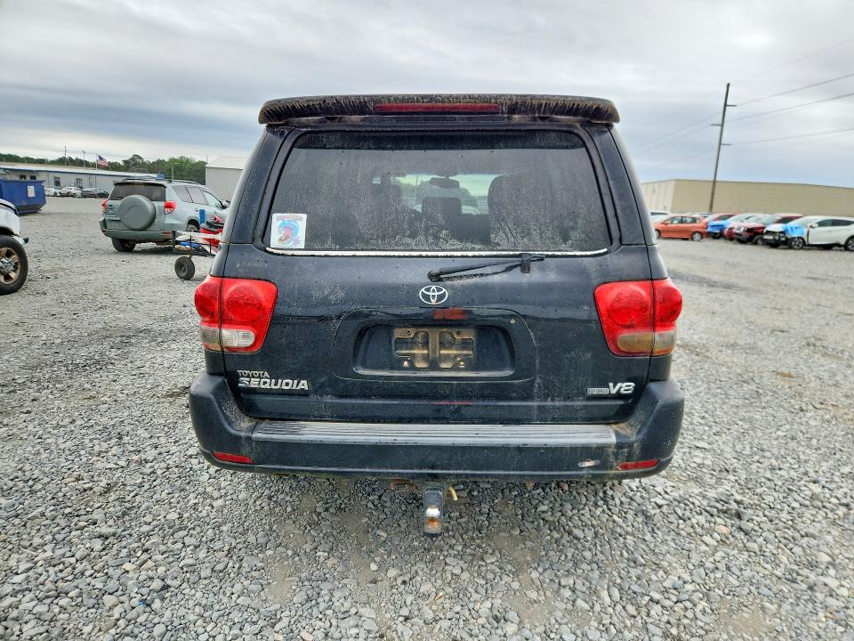 2005 Toyota Sequoia VIN 5TDZT34A05S262494 COPART salvage auction — FRONT END, Mt - Certificate Of Title, sold $975 on 2026-07-28 (photo 6)