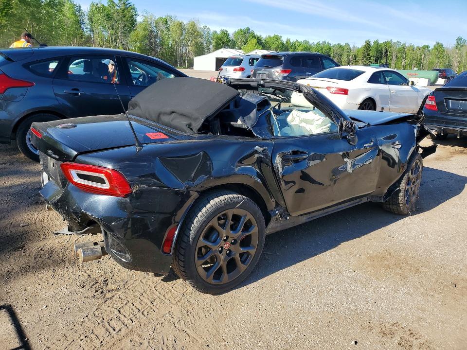 2017 Fiat 124 spider VIN JC1NFAEK3H0125121 COPART salvage auction — SIDE, On - Permit Salvage, sold $175 on 2026-07-28 (photo 3)