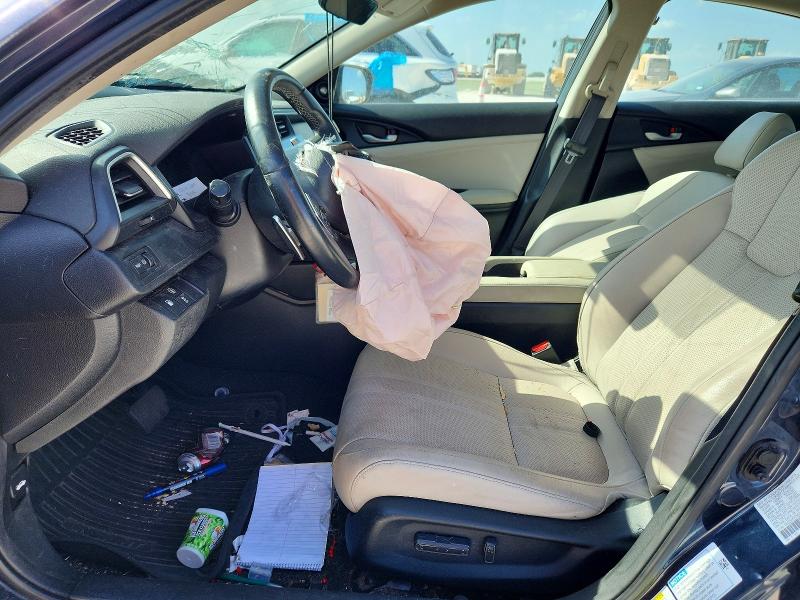 2022 Honda Insight VIN 19XZE4F97NE010383 COPART salvage auction — FRONT END, TX - SALVAGE VEHICLE TITLE (P), sold $1,300 on 2026-07-02 (photo 7)