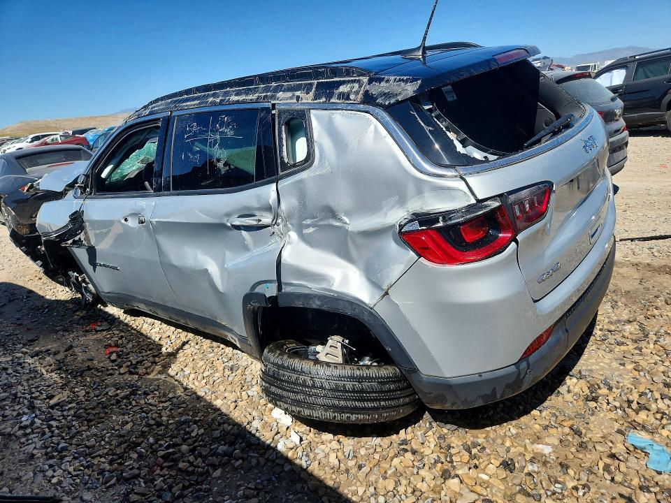 2025 Jeep Compass VIN 3C4NJDCNXST545999 COPART salvage auction — ROLLOVER, Fl - Certificate Of Destruction, sold $1,250 on 2026-07-14 (photo 2)