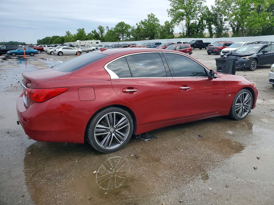 2015 Infiniti VIN JN1BV7APXFM341831 COPART salvage auction — SIDE, Mo - Salvage Certificate Of Title, sold $2,450 on 2026-07-07 (photo 3)