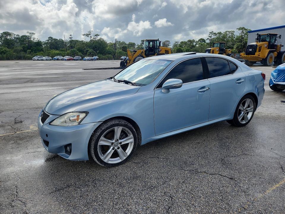 2012 Lexus Is 300 VIN JTHBF5C20C5167322 COPART salvage auction — NORMAL WEAR, Fl - Certificate Of Title, sold $800 on 2026-07-07 (photo 1)