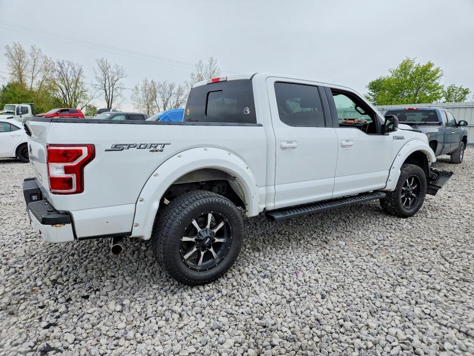 2018 Ford F-150 VIN 1FTEW1E59JFD07163 COPART salvage auction — FRONT END, Mi - Certificate Of Title, sold $3,950 on 2026-07-02 (photo 3)
