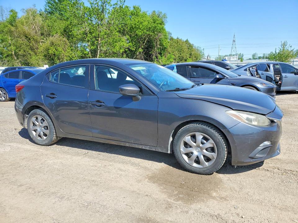 2014 Mazda 3 VIN JM1BM1U73E1166766 COPART salvage auction — FRONT END, On - Permit No Brand - Unfit, sold $2,300 on 2026-07-21 (photo 4)
