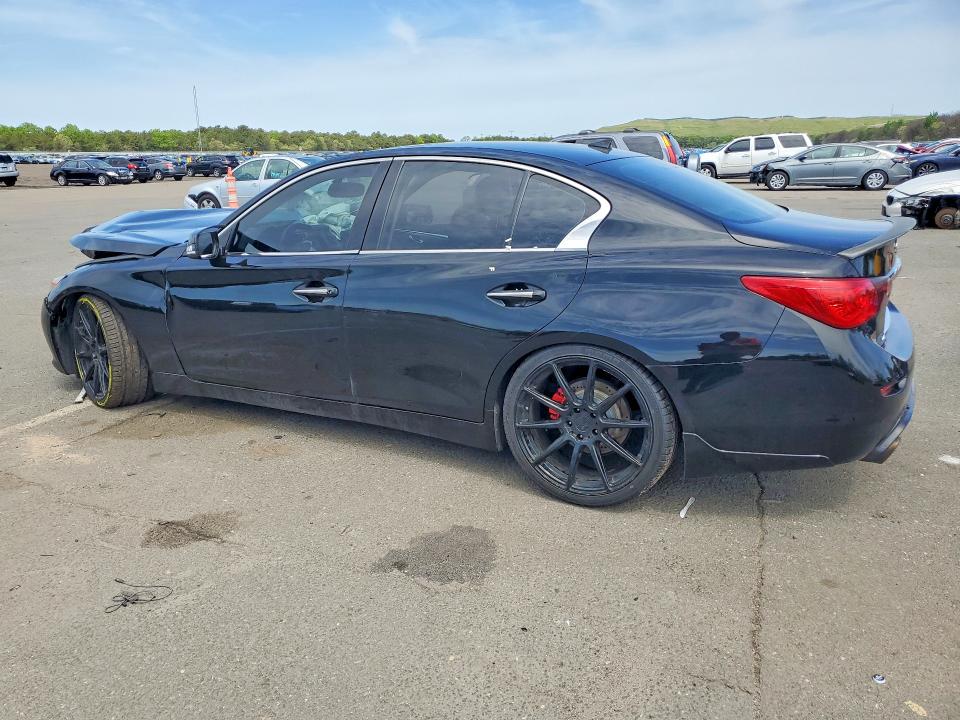 2014 Infiniti VIN JN1BV7AR1EM701360 COPART salvage auction — FRONT END, Ny - Mv-907A Salvage Certificate, sold $1,400 on 2026-07-27 (photo 2)