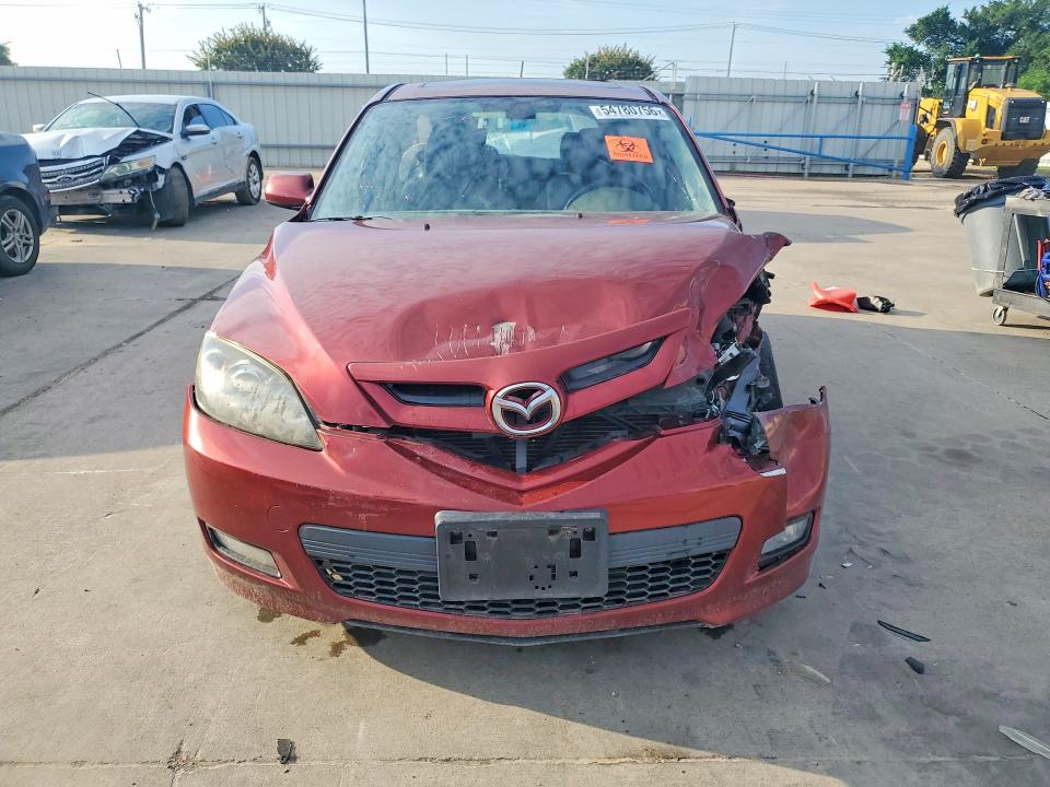 2009 Mazda 3 VIN JM1BK344X91191323 COPART salvage auction — FRONT END, Tx - Salvage Vehicle Title, sold $425 on 2026-07-23 (photo 5)