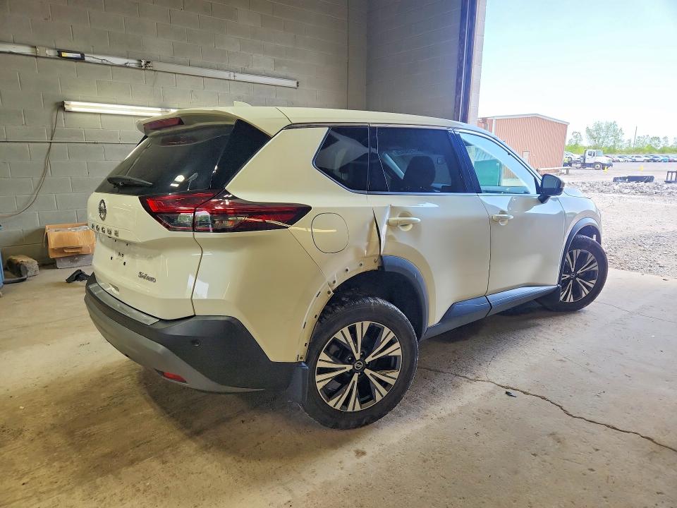 2021 Nissan Rogue VIN JN8AT3BB9MW204122 COPART salvage auction — FRONT END, Ny - Mv-907A Salvage Certificate, sold $3,000 on 2026-07-20 (photo 3)