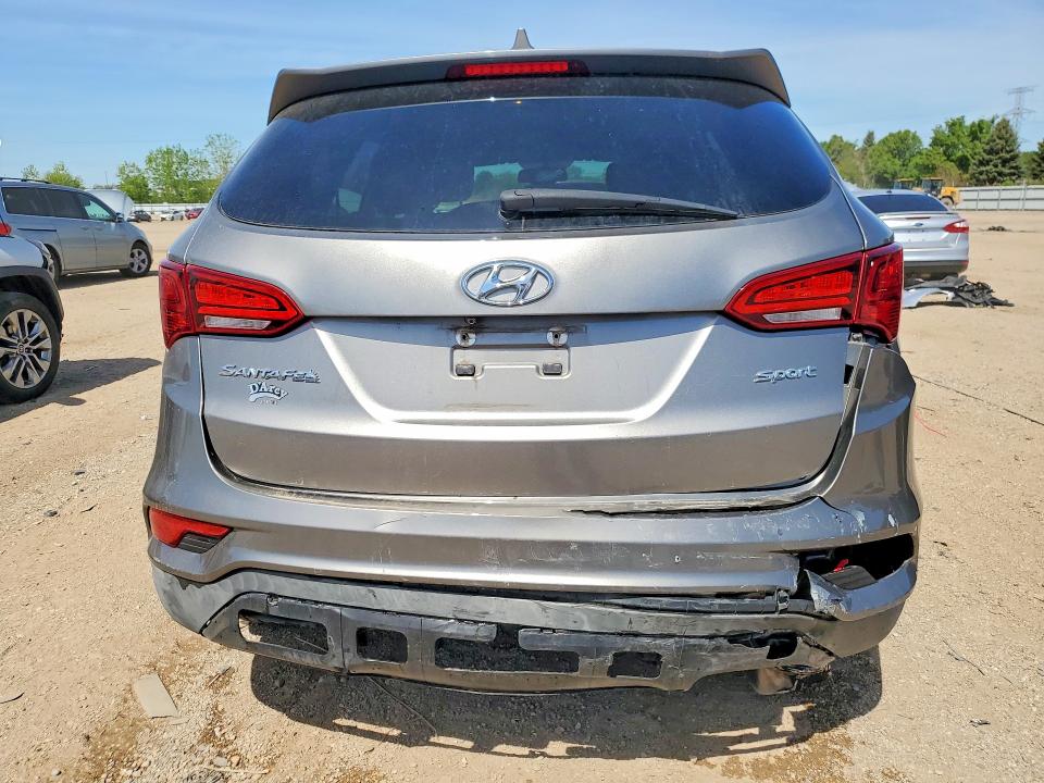 2017 Hyundai VIN 5NMZU3LB8HH002133 COPART salvage auction — REAR END, Il - Salvage Certificate, sold $3,100 on 2026-07-09 (photo 6)