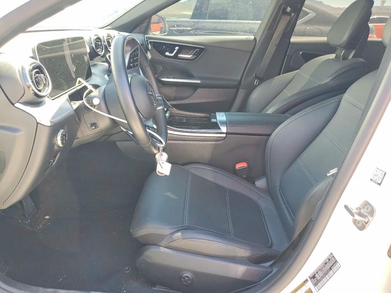 2025 Mercedes-benz C class VIN W1KAF4GBXSR275526 COPART salvage auction — FRONT END, Ca - Salvage Certificate, sold $23,800 on 2026-07-08 (photo 7)